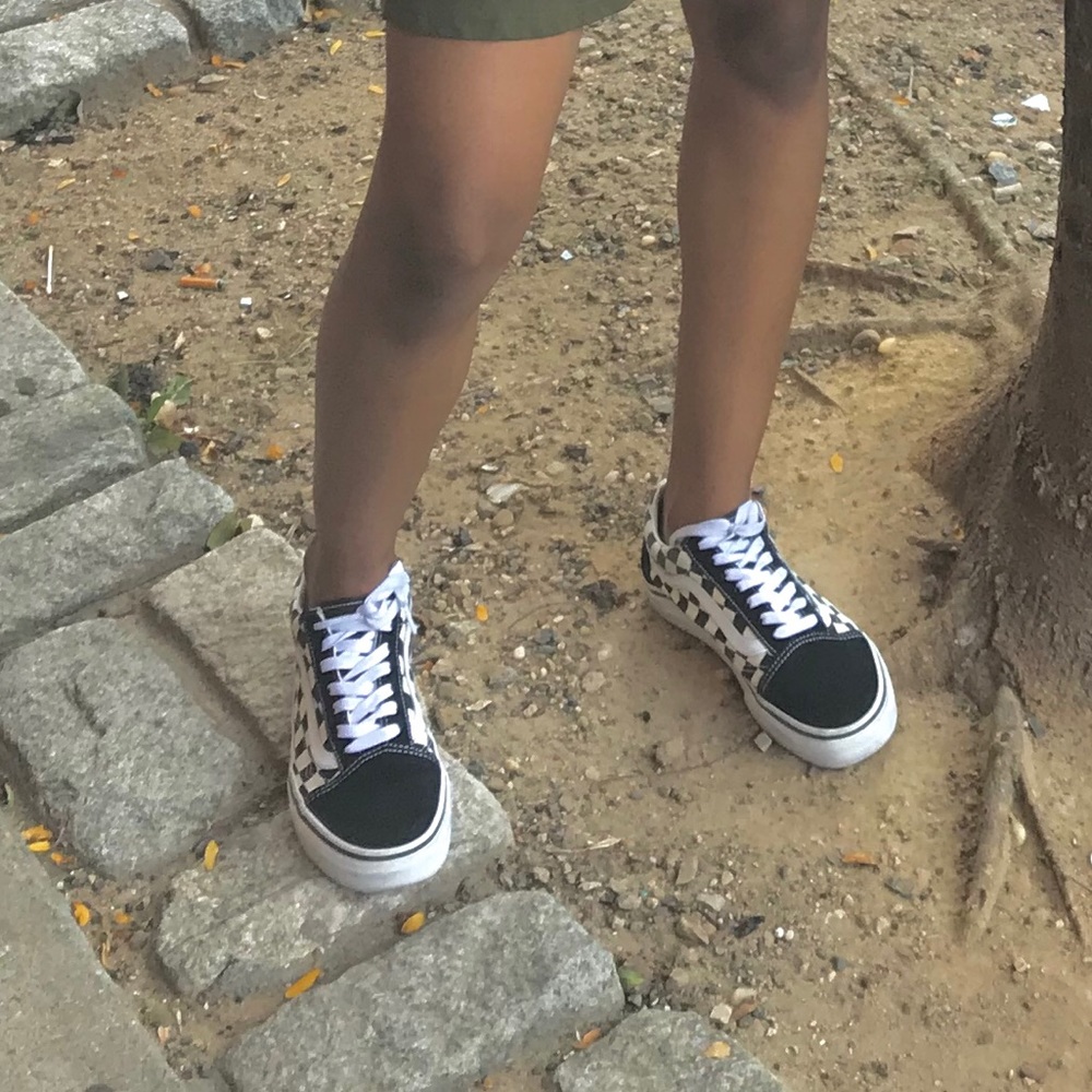 Checkered Vans